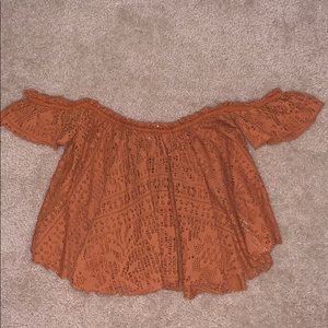 Free People Beach off the shoulder Top